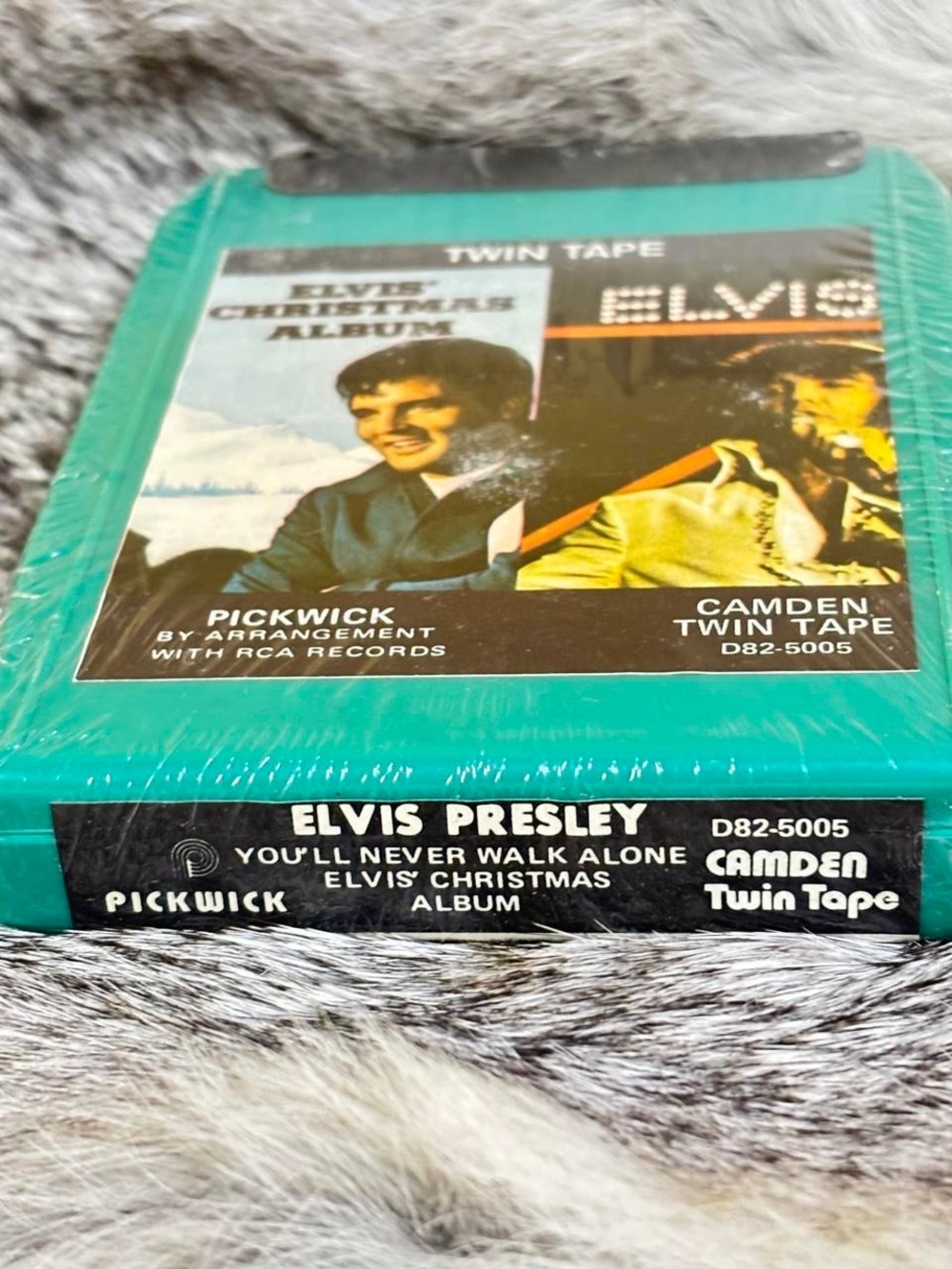 Vintage Elvis Presley Camden Twin Tape 8 Track Sealed Christmas Gospel